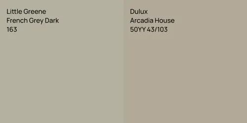 163 French Grey Dark vs 50YY 43/103 Arcadia House