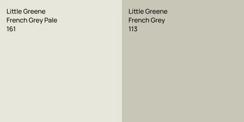 161 French Grey Pale vs 113 French Grey