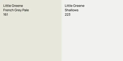 161 French Grey Pale vs 223 Shallows