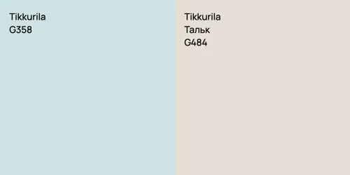 G358  vs G484 Тальк