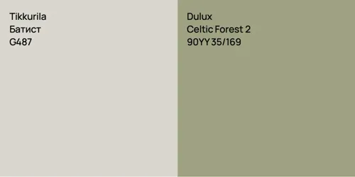 G487 Батист vs 90YY 35/169 Celtic Forest 2