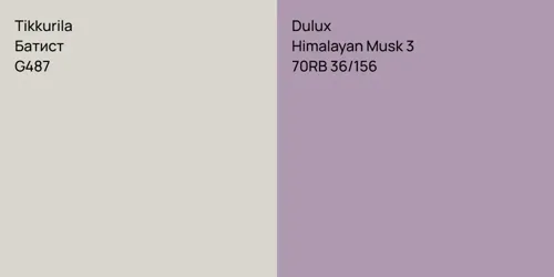 G487 Батист vs 70RB 36/156 Himalayan Musk 3