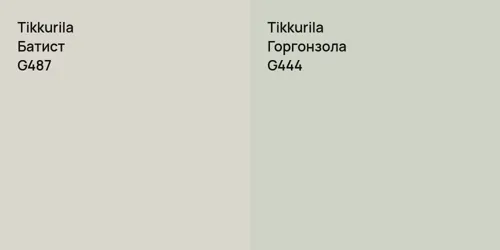 G487 Батист vs G444 Горгонзола