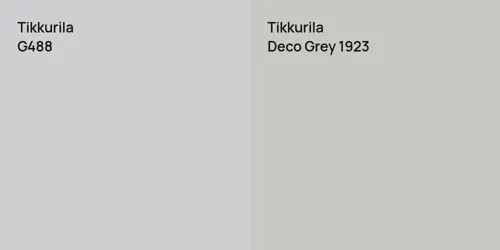 G488  vs Deco Grey 1923 null