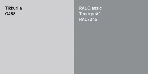 G488  vs RAL 7045 Телегрей 1