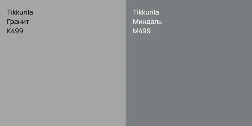 K499 Гранит vs M499 Миндаль