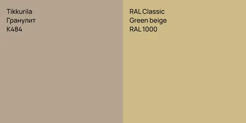 K484 Гранулит vs RAL 1000  Green beige