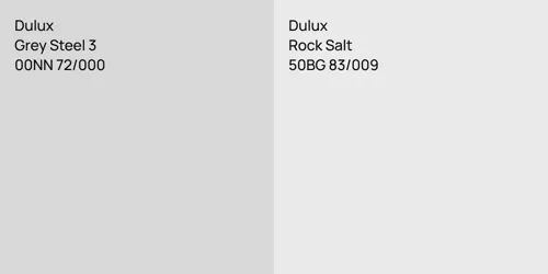 00NN 72/000 Grey Steel 3 vs 50BG 83/009 Rock Salt