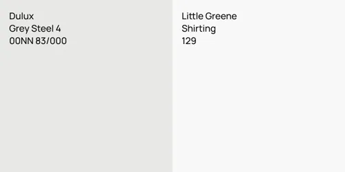 00NN 83/000 Grey Steel 4 vs 129 Shirting