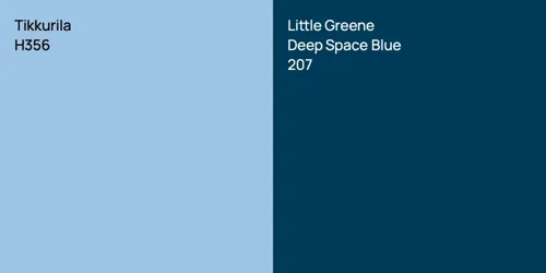 H356  vs 207 Deep Space Blue