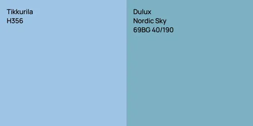 H356  vs 69BG 40/190 Nordic Sky