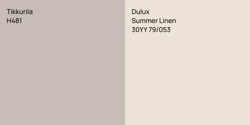 H481  vs 30YY 79/053 Summer Linen