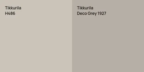 H486  vs Deco Grey 1927 null