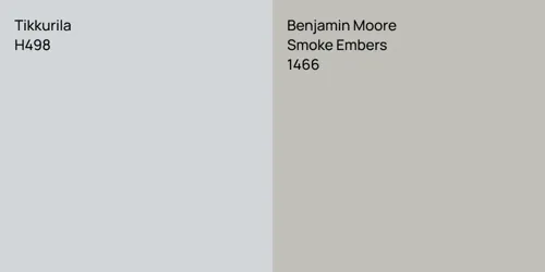 H498  vs 1466 Smoke Embers