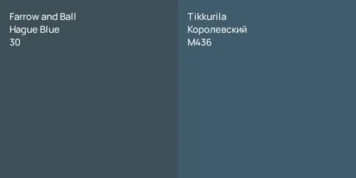 30 Hague Blue vs M436 Королевский