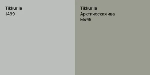 J499  vs M495 Арктическая ива