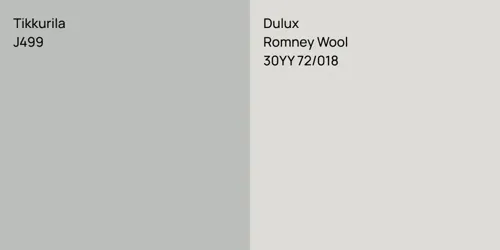 J499  vs 30YY 72/018 Romney Wool