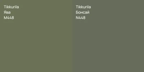 M448 Ява vs N448 Бонсай