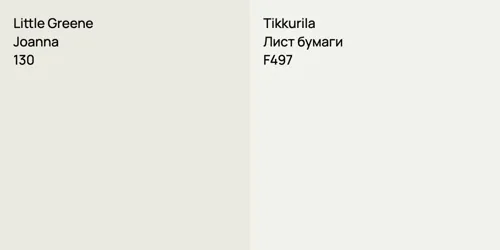 130 Joanna vs F497 Лист бумаги