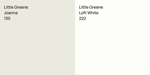 130 Joanna vs 222 Loft White