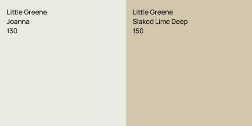 130 Joanna vs 150 Slaked Lime Deep