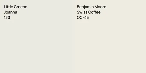 130 Joanna vs OC-45 Swiss Coffee