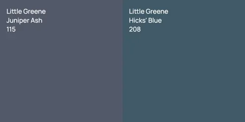115 Juniper Ash vs 208 Hicks' Blue