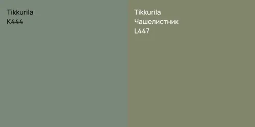 K444  vs L447 Чашелистник