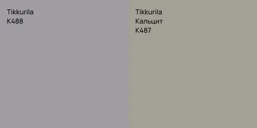 K488 vs K487 Кальцит