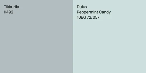 K492 null vs 10BG 72/057 Peppermint Candy