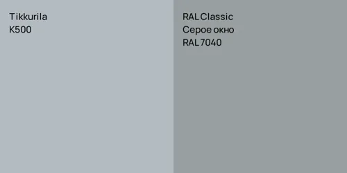 K500 null vs RAL 7040 Серое окно