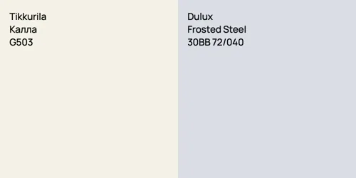 G503 Калла vs 30BB 72/040 Frosted Steel