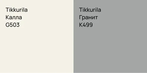 G503 Калла vs K499 Гранит