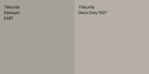 K487 Кальцит vs Deco Grey 1927 null