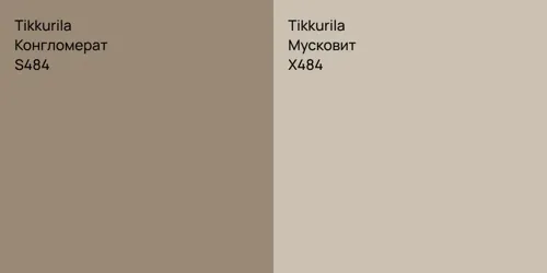 S484 Конгломерат vs X484 Мусковит
