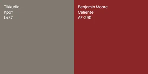 L487 Крот vs AF-290 Caliente