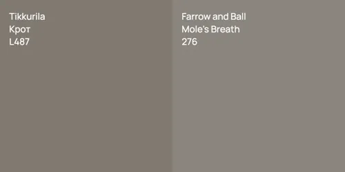 L487 Крот vs 276 Mole's Breath
