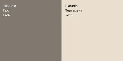 L487 Крот vs F466 Пергамент