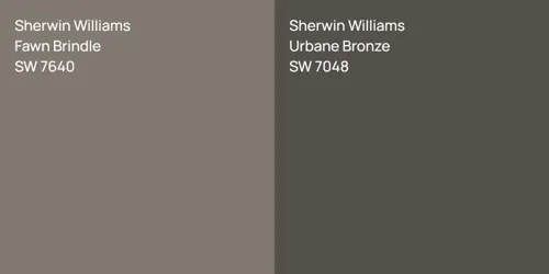 L487 Крот vs SW 7048 Urbane Bronze