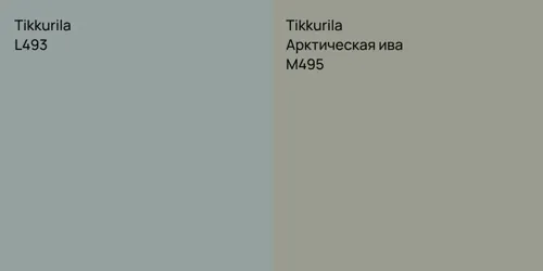 L493 null vs M495 Арктическая ива
