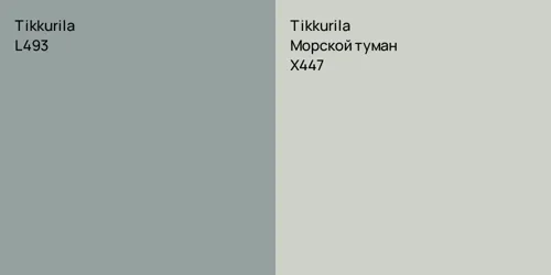 L493 null vs X447 Морской туман