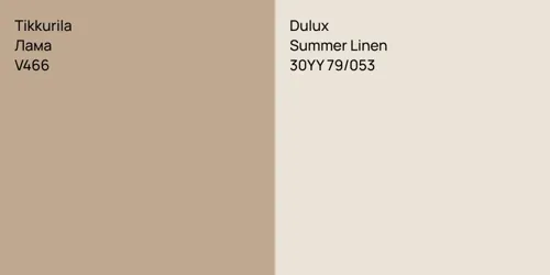 V466 Лама vs 30YY 79/053 Summer Linen