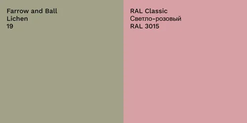 19 Lichen vs RAL 3015 Светло-розовый