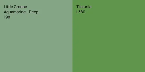 198 Aquamarine - Deep vs L380 