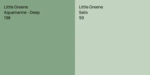 198 Aquamarine - Deep vs 99 Salix
