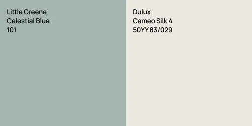101 Celestial Blue vs 50YY 83/029 Cameo Silk 4