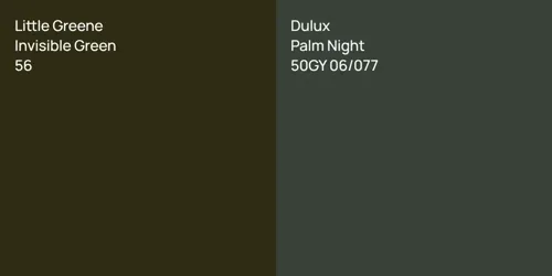 56 Invisible Green vs 50GY 06/077 Palm Night