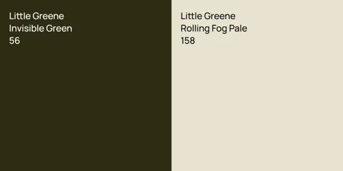 56 Invisible Green vs 158 Rolling Fog Pale