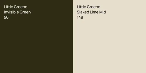 56 Invisible Green vs 149 Slaked Lime Mid
