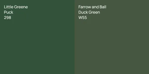 298 Puck vs W55 Duck Green